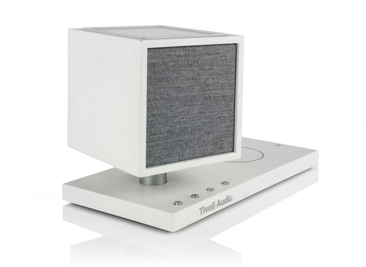 Tivoli Revive Speaker w/ Charging Pad - White/Grey - Wholesales Supply