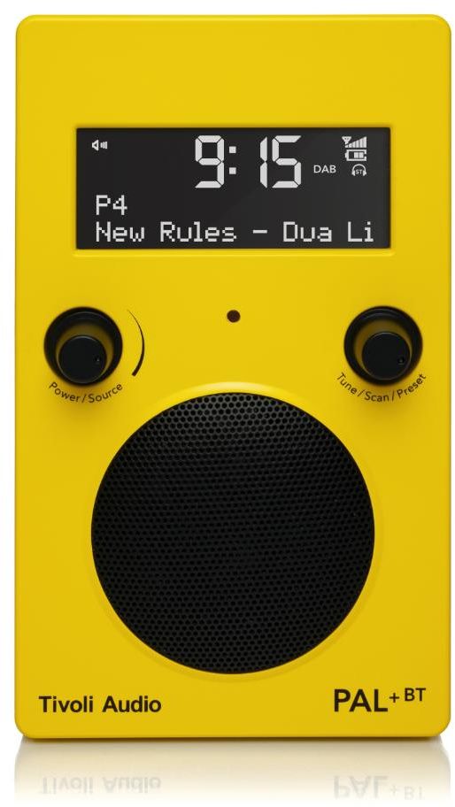 Tivoli - PAL+ Portable AM/FM Radio & Bluetooth Speaker - Yellow - Wholesales Supply