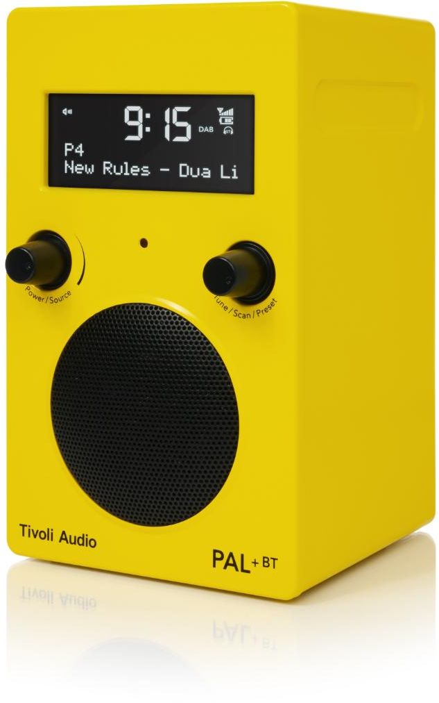 Tivoli - PAL+ Portable AM/FM Radio & Bluetooth Speaker - Yellow - Wholesales Supply