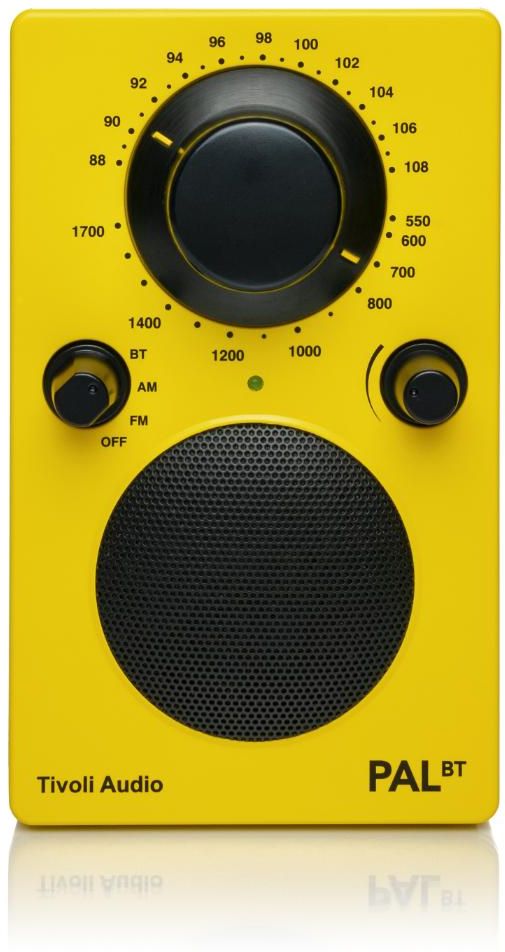 Tivoli - PAL Portable AM/FM Radio & Bluetooth Speaker - Yellow - Wholesales Supply