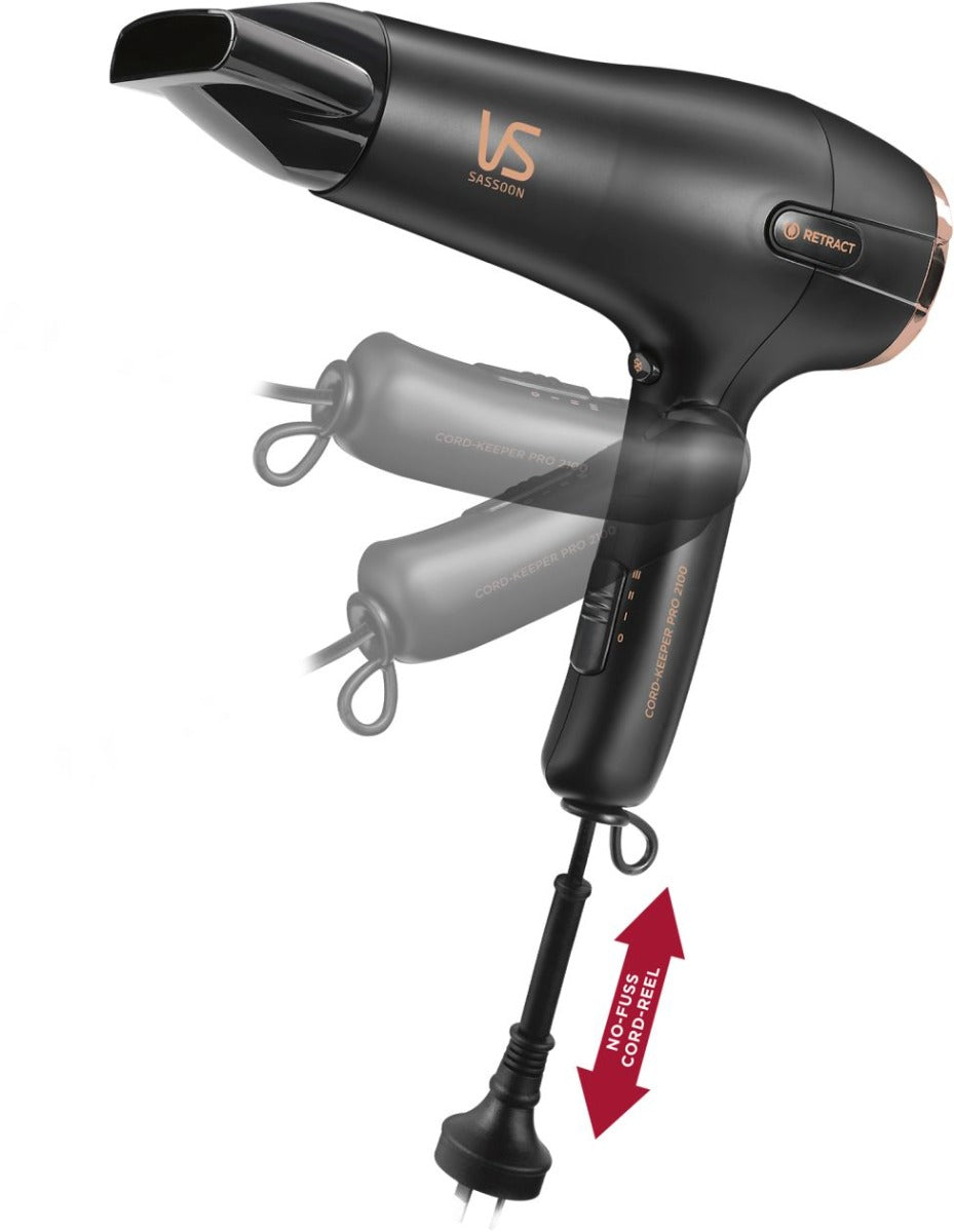 Vidal Sassoon - Cord Keeper Pro 2100 Hair Dryer - Wholesales Supply