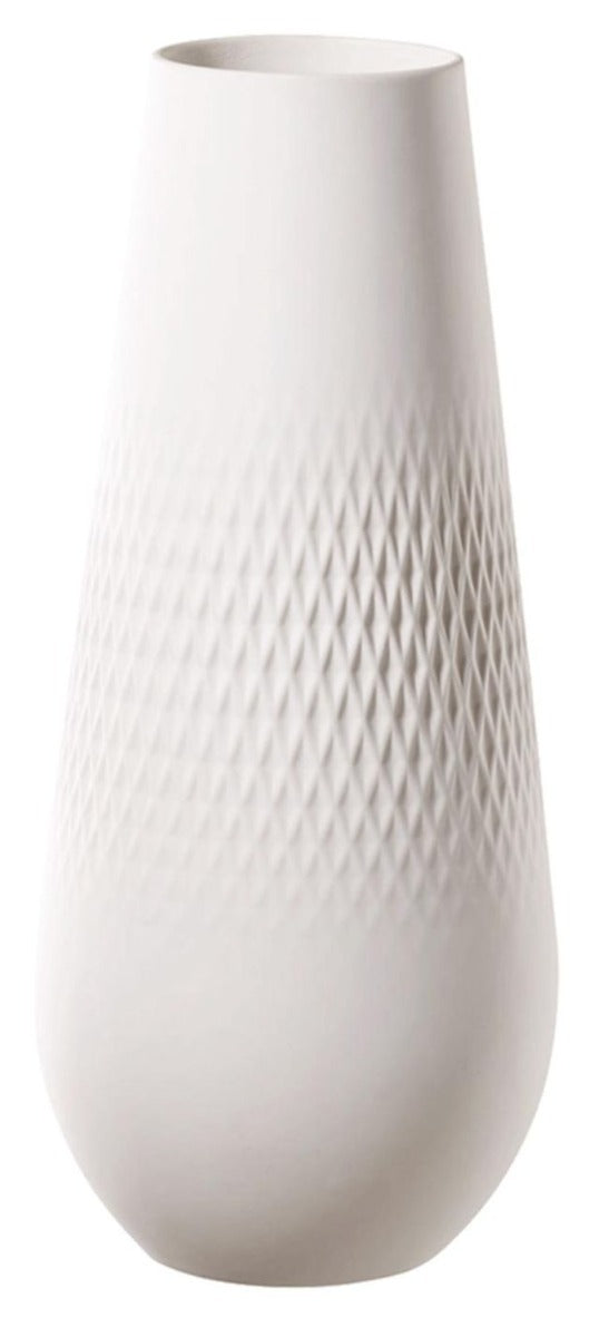 Villeroy & Boch - Manufacture Collier blanc Vase Carre tall Vase - Wholesales Supply