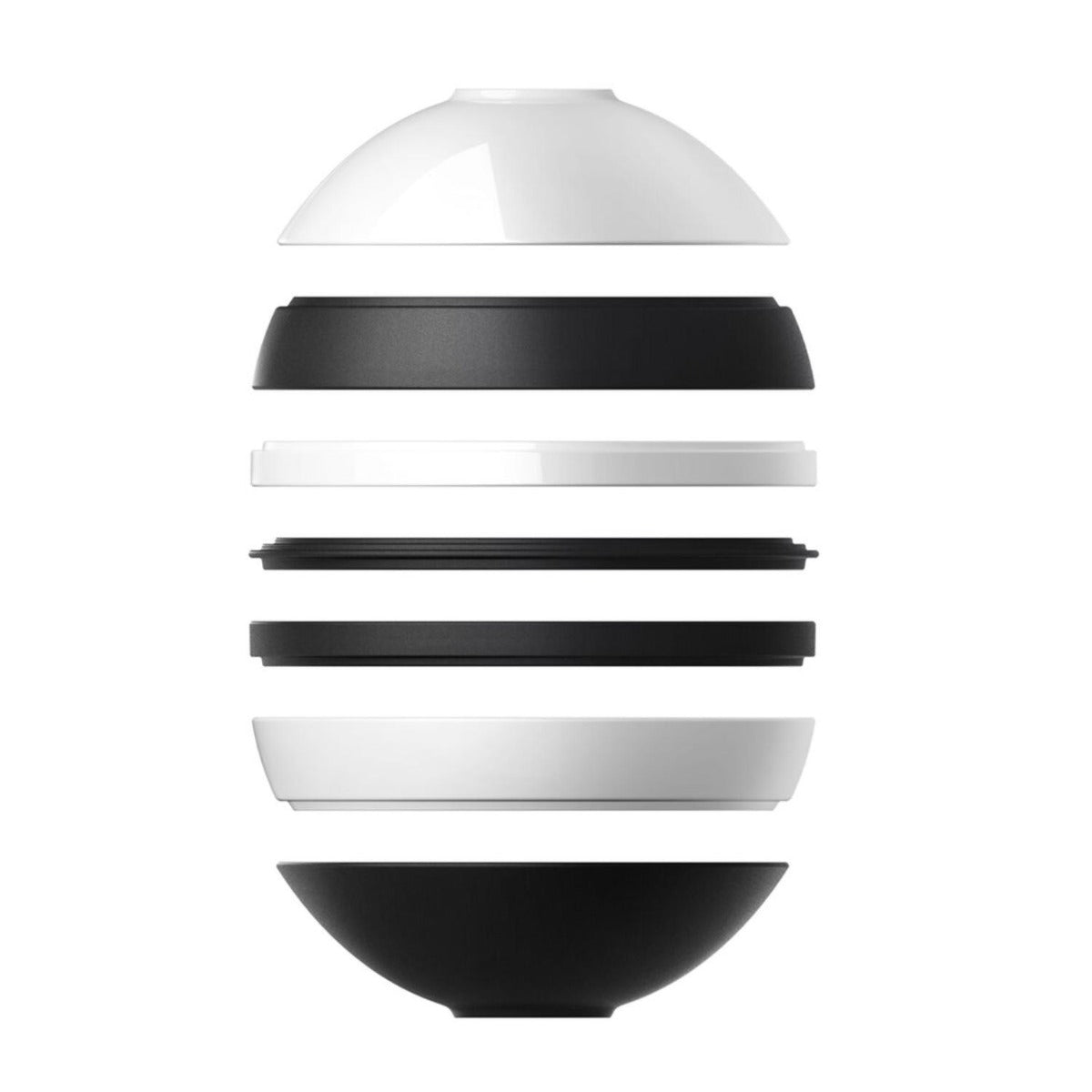 Villeroy & Boch - Iconic La Boule Black & White 7 piece tablesetting for two - Wholesales Supply