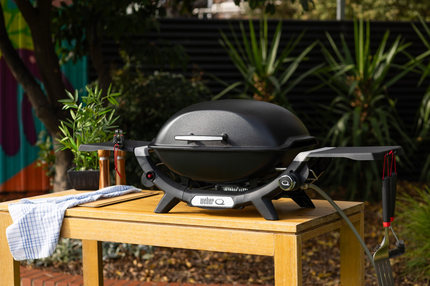 Weber - Q2000N LP BBQ - Midnight Black - Wholesales Supply