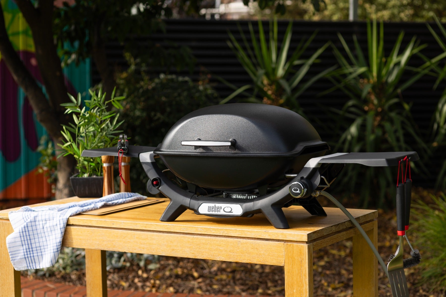 Weber - Q2000N LP BBQ - Midnight Black - Wholesales Supply