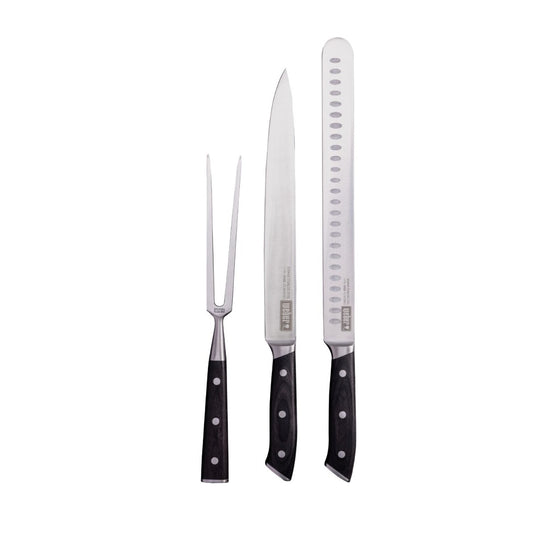 Weber - 3 pce Carving Knife Set - Carving, Ham and Fork - Wholesales Supply
