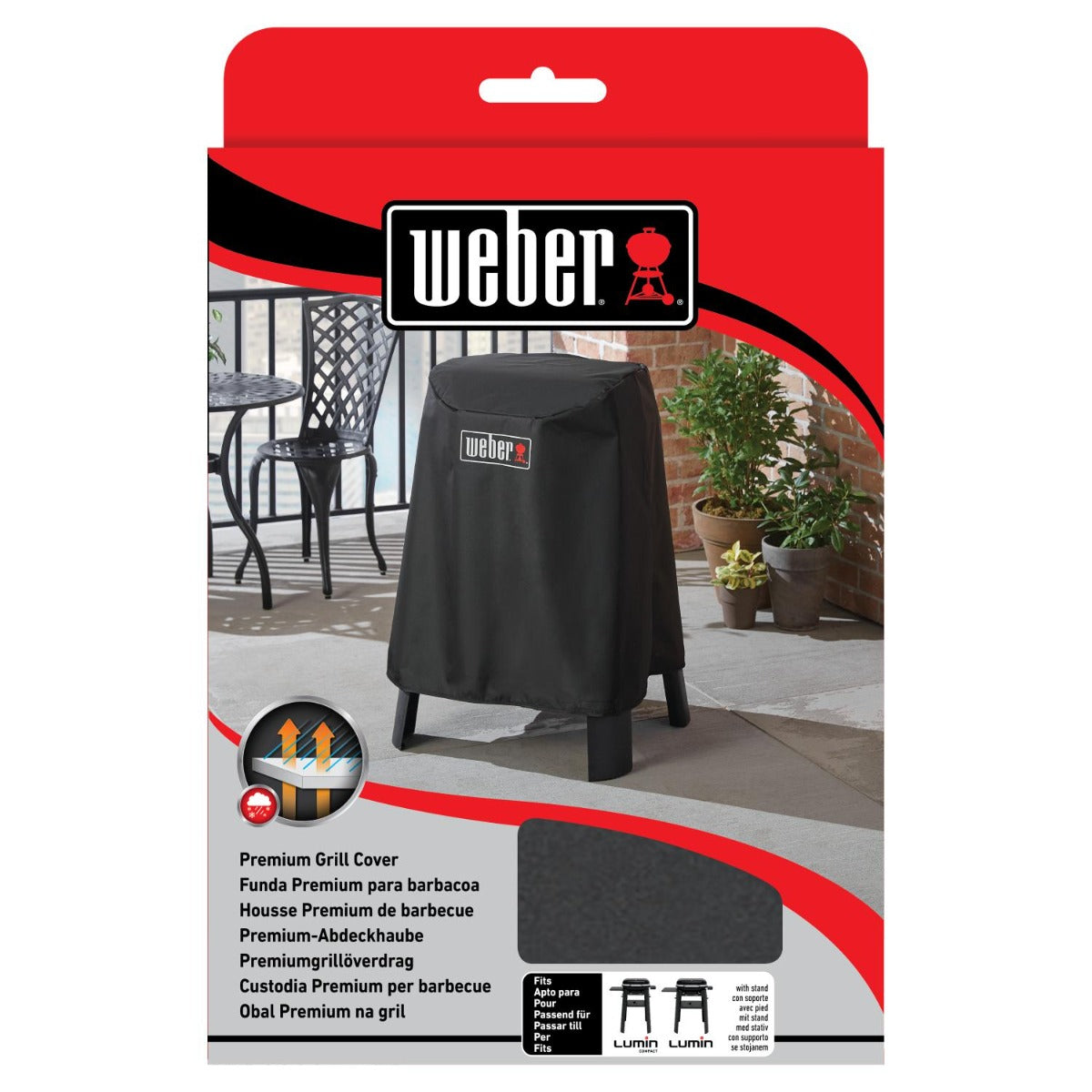 Weber - Cover for Lumin Premium Electric BBQ and Stand  (92010924/6619) - Wholesales Supply