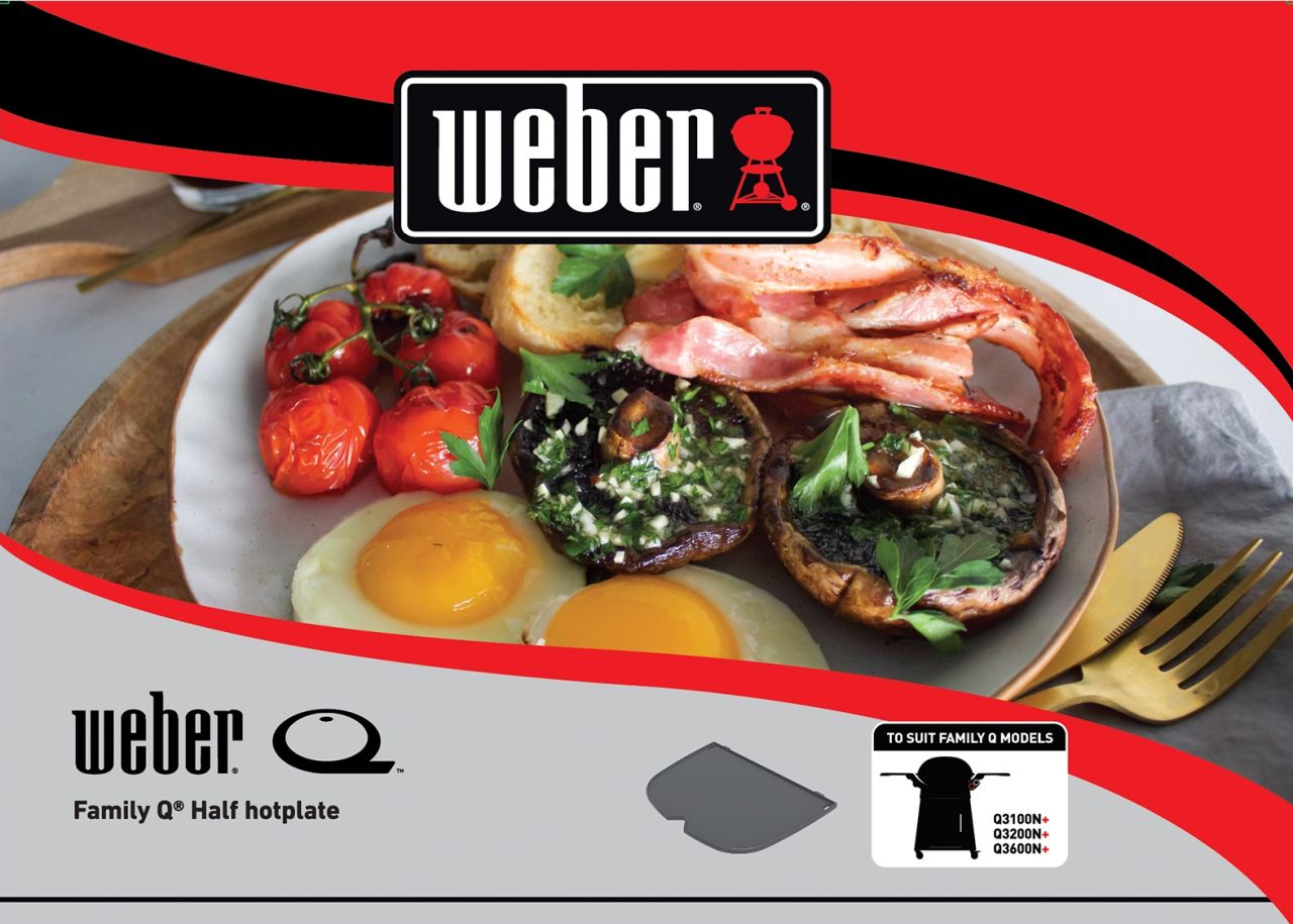 Weber - Family Q3000N Half hotplate - Wholesales Supply