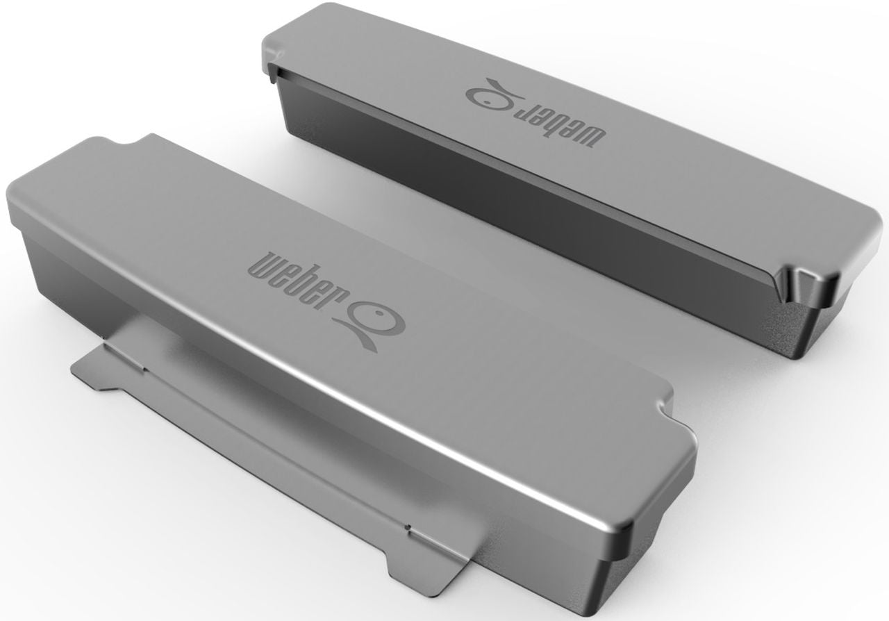 Weber - Q Smoker Box Set (Q200/2000/300/3000) - Titanium - Wholesales Supply