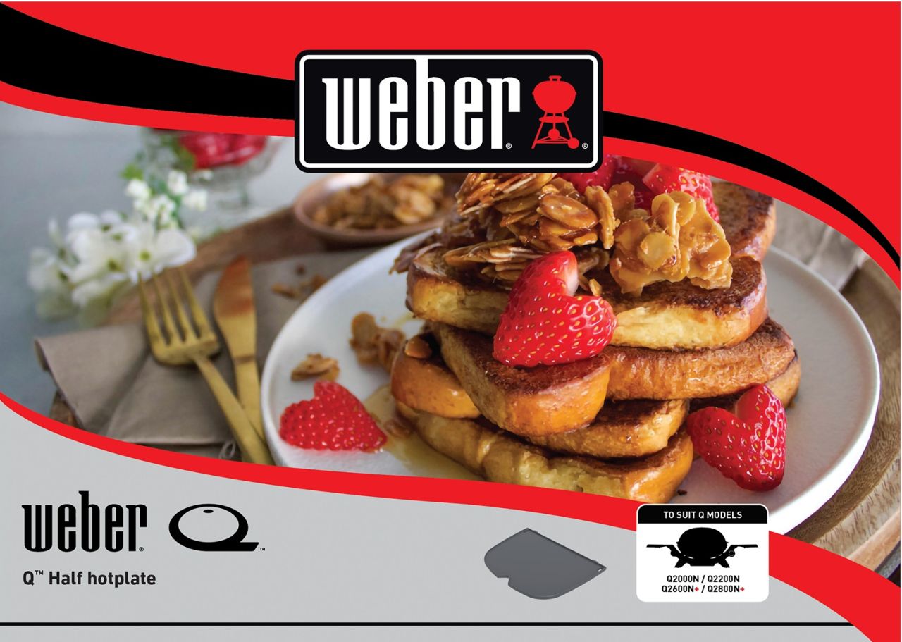 Weber - Q2000N/Q26000N Half hotplate - Wholesales Supply