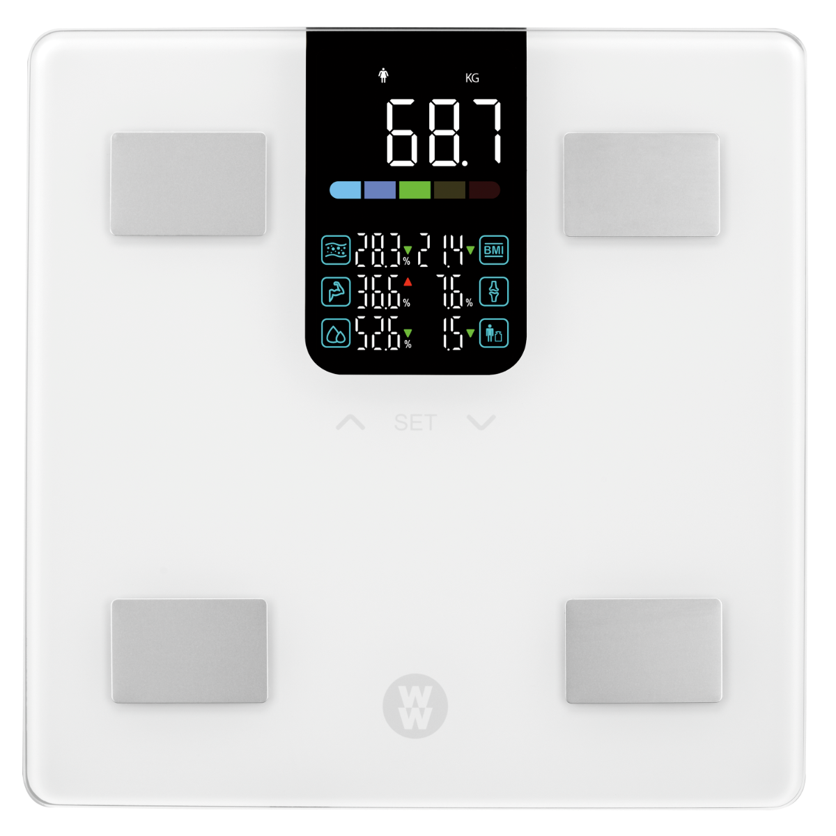 Weight Watchers - Colour Body Analysis Scale - Wholesales Supply