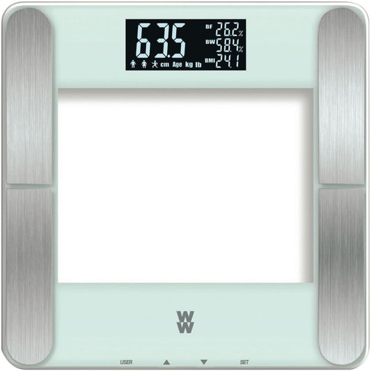 Weight Watchers - Body Analysis Smart Scale - Translucent/Silver - Wholesales Supply