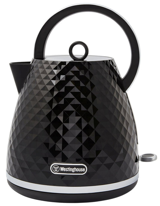 Westinghouse - 1.7L Kettle & 2 Slice Toaster Pack - Black - Wholesales Supply