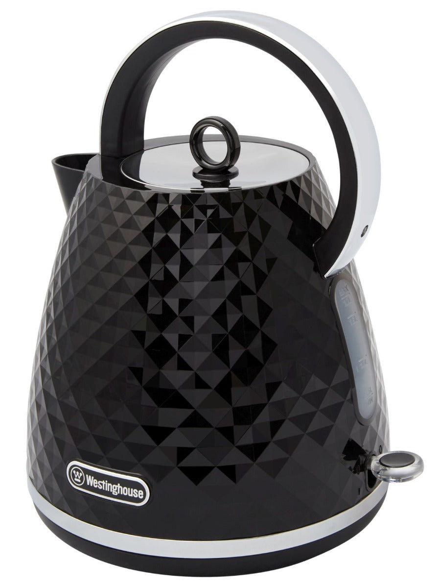 Westinghouse - 1.7L Kettle & 2 Slice Toaster Pack - Black - Wholesales Supply