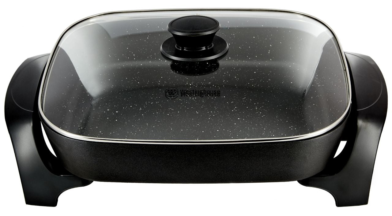 Westinghouse - 12" x 15" Electric Frypan - Black - Wholesales Supply