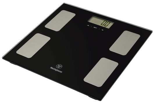Westinghouse - Digital Personal Body Fat/Hydration Scales - Black - Wholesales Supply