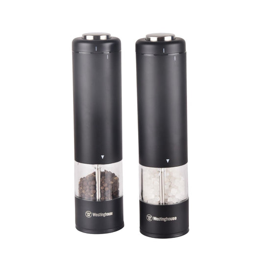 Westinghouse - Salt & Pepper Mills - Black (Set Of 2) - Wholesales Supply