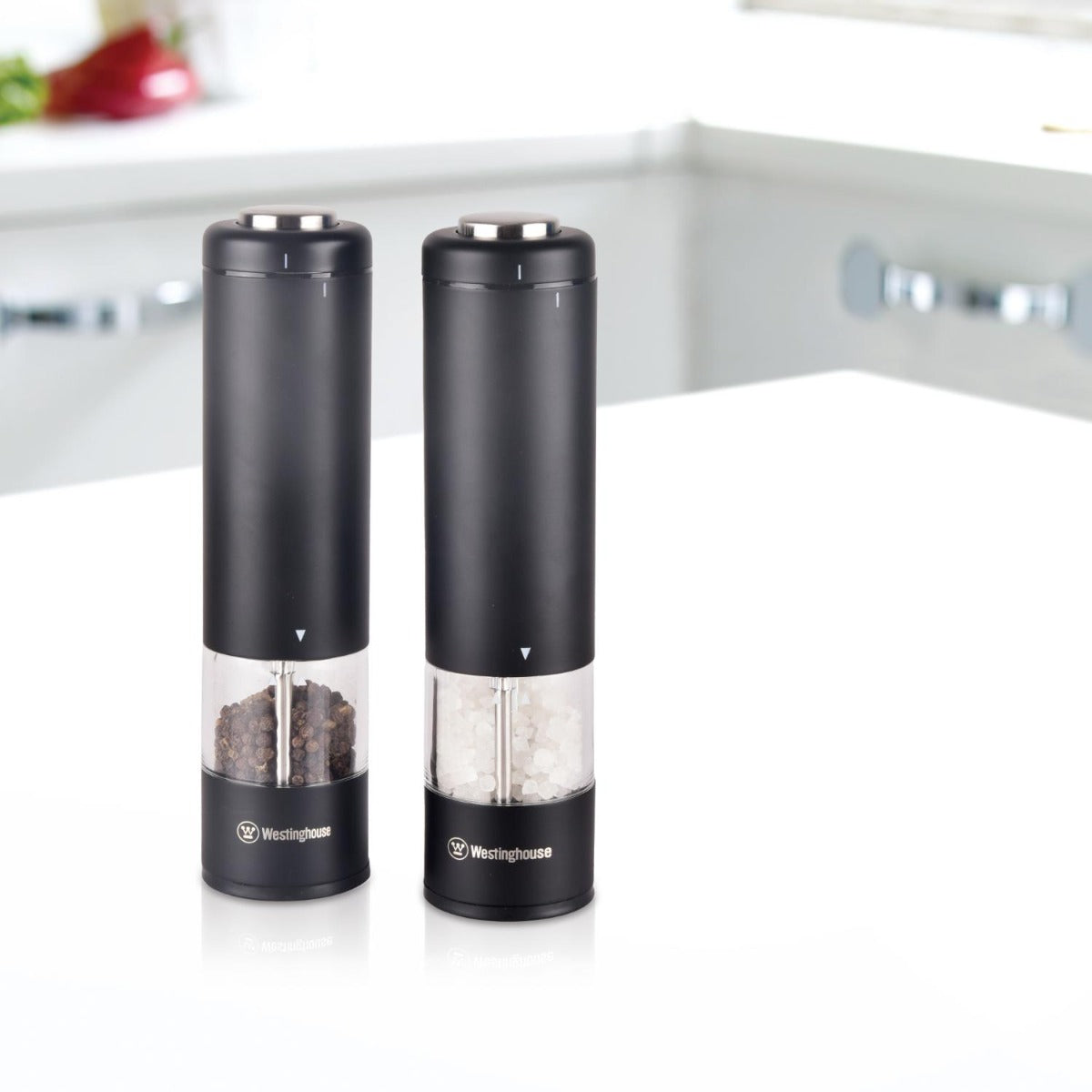 Westinghouse - Salt & Pepper Mills - Black (Set Of 2) - Wholesales Supply