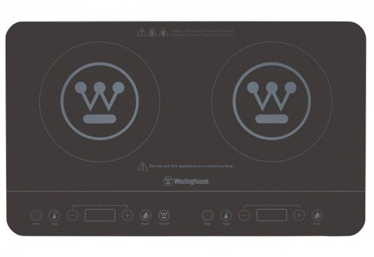 Westinghouse - Twin Induction Cooker - 2400w Black - Wholesales Supply
