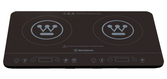 Westinghouse - Twin Induction Cooker - 2400w Black - Wholesales Supply