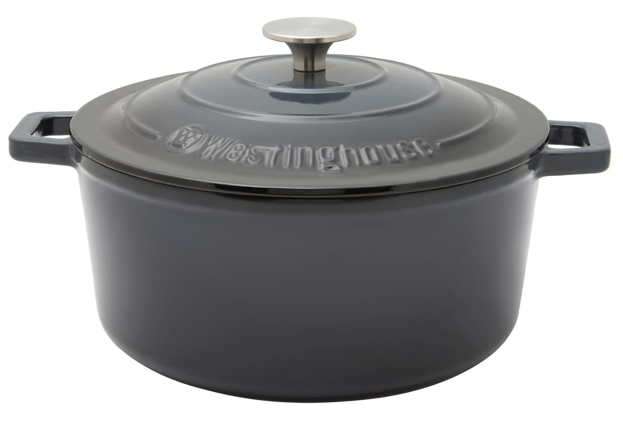 Westinghouse - Cast Iron Pot, Ombre Grey, 25cm Round - Wholesales Supply