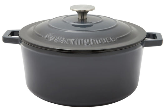 Westinghouse - Cast Iron Pot, Ombre Grey, 25cm Round - Wholesales Supply