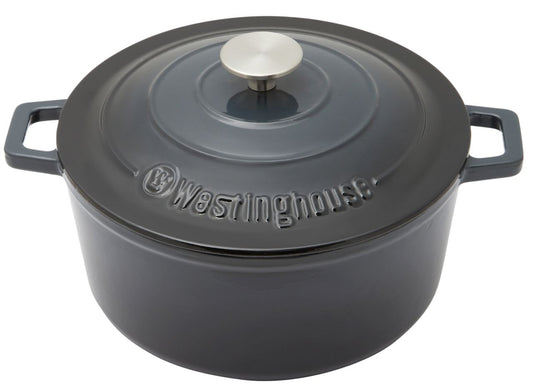 Westinghouse - Cast Iron Pot, Ombre Grey, 25cm Round - Wholesales Supply
