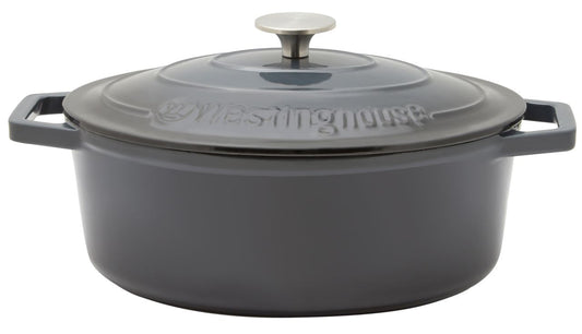 Westinghouse - Cast Iron Pot, Ombre Grey, 30cm Oval - Wholesales Supply