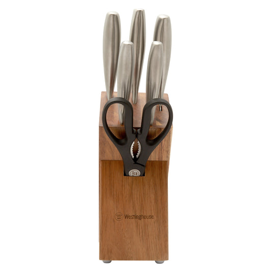 Westinghouse - 7 Piece Knife Block Set - Wholesales Supply
