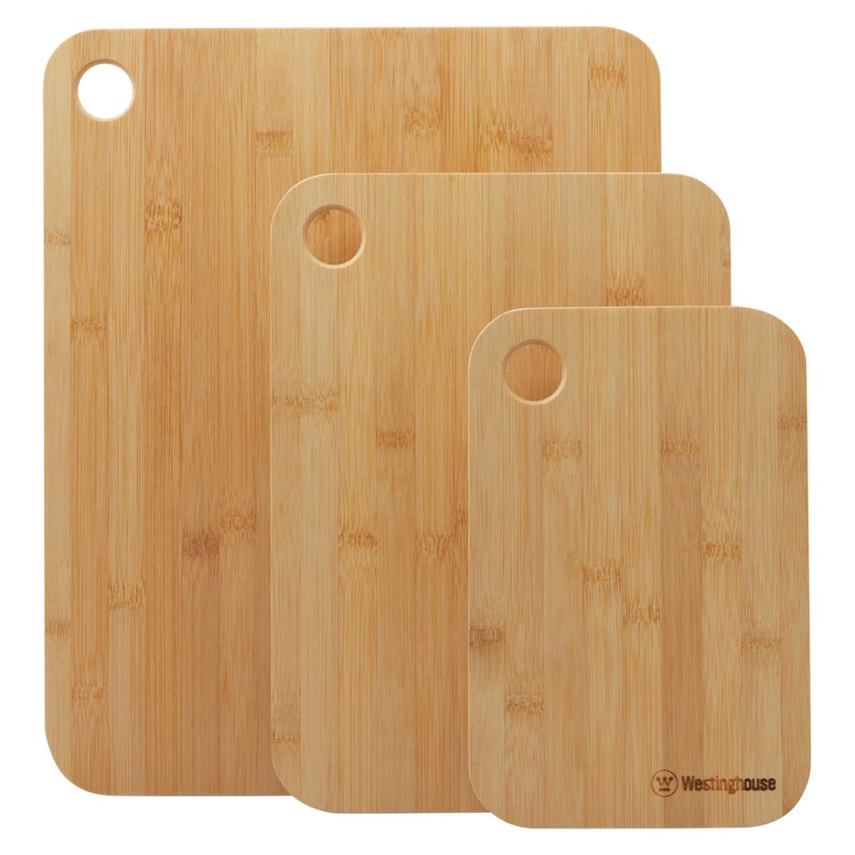 Westinghouse - Chopping Board - Bamboo, 3 Piece Set - Wholesales Supply