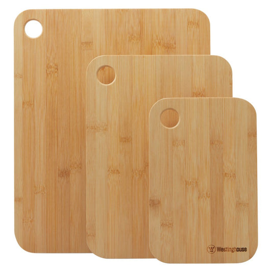 Westinghouse - Chopping Board - Bamboo, 3 Piece Set - Wholesales Supply