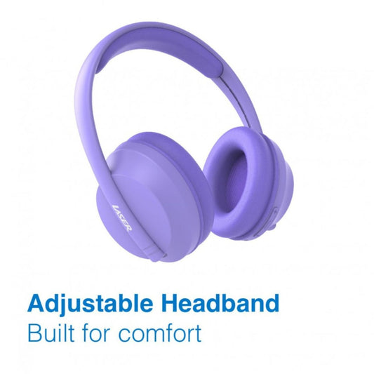 Laser Kids Active Noise Cancelling Headphones - Lilac