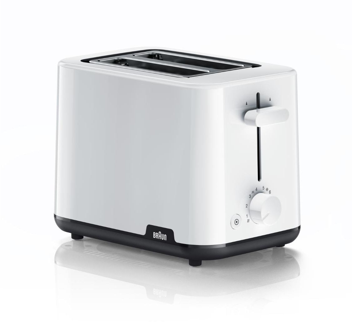 Braun - Breakfast1 2 Slice Toaster - White