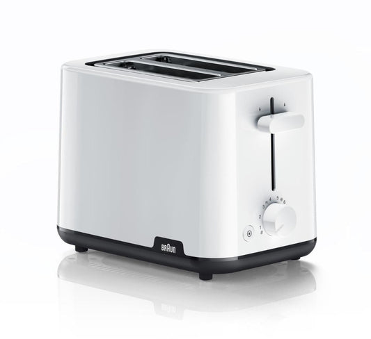 Braun - Breakfast1 2 Slice Toaster - White