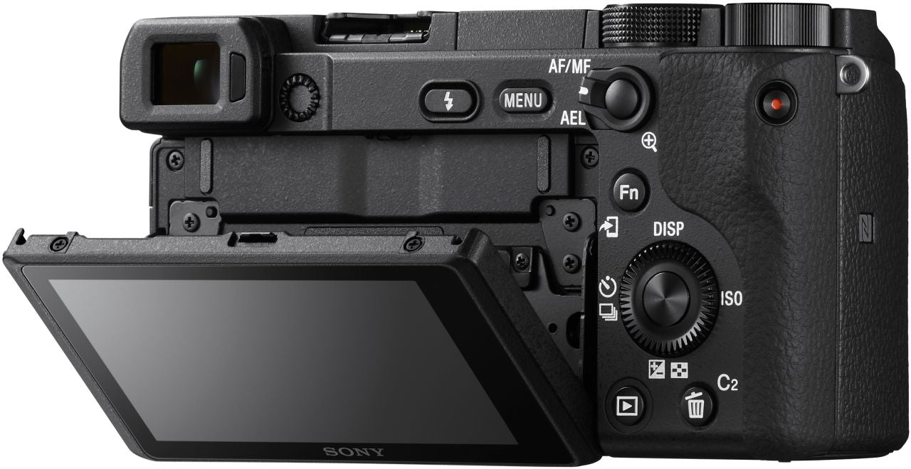 Sony - A6400 Premium Digital E-Mount APS-C Camera Body with 16-50mm Camera Lens - Black