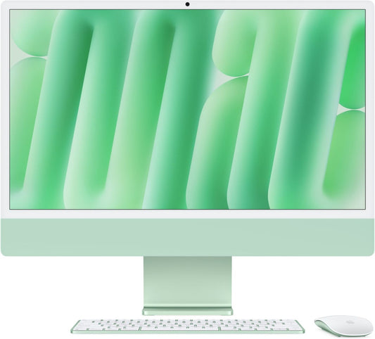 Apple - 24" iMac: M4 chip with 8-core CPU & 8-core GPU, 16GB, 256GB SSD - Green