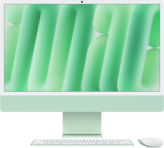 Apple - 24" iMac: M4 chip with 10-core CPU & 10-core GPU, 16GB, 256GB SSD - Green