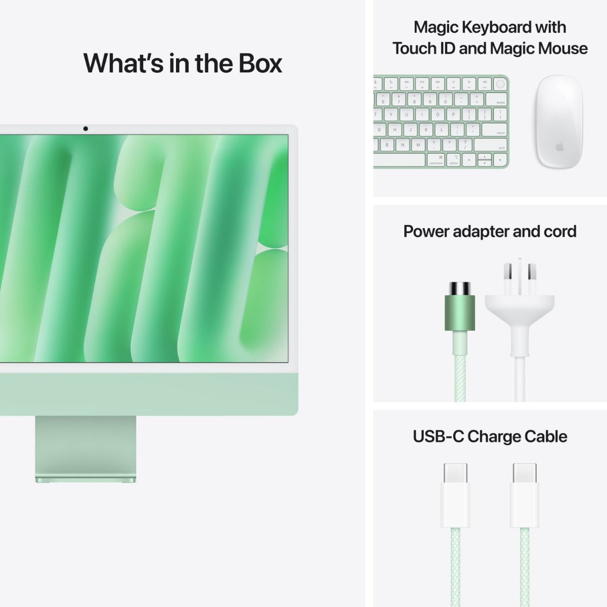 Apple - 24" iMac: M4 chip with 10-core CPU & 10-core GPU, 16GB, 256GB SSD - Green