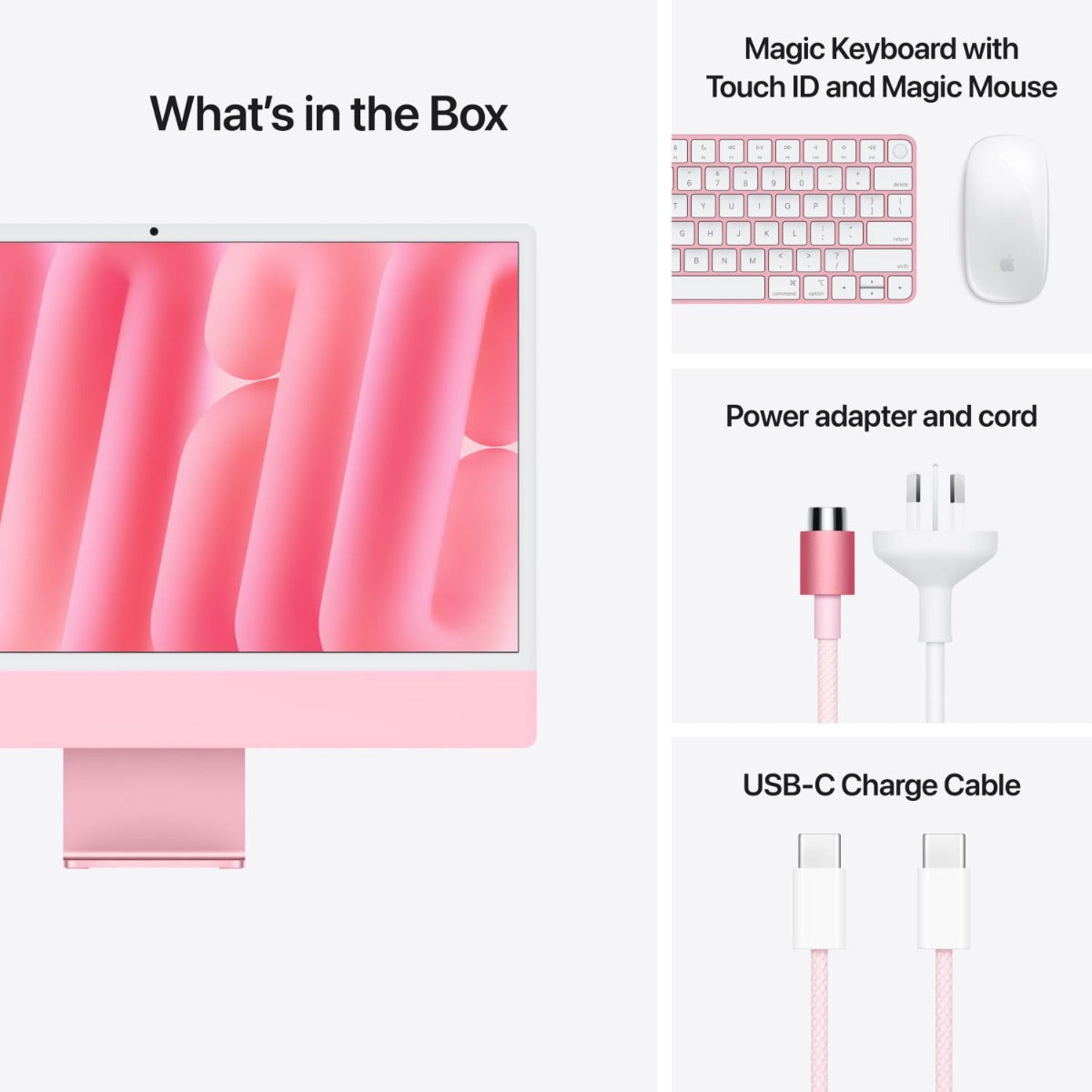 Apple - 24" iMac: M4 chip with 10-core CPU & 10-core GPU, 16GB, 256GB SSD - Pink