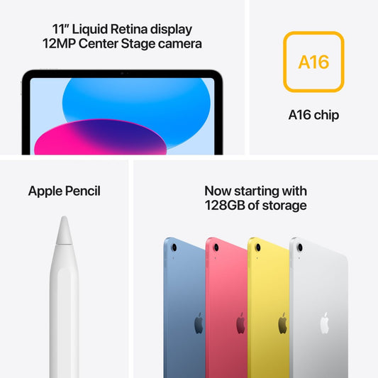Apple - 11-inch iPad Wi-Fi 128GB - Silver