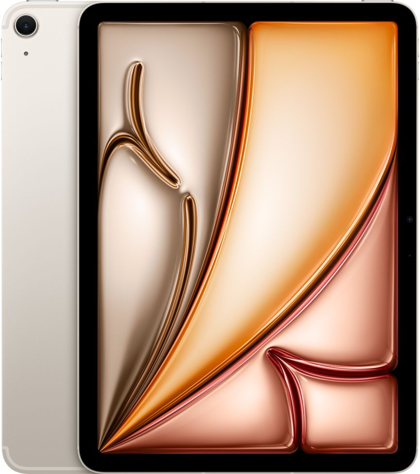 Apple - 11-inch iPad Air Wi-Fi + Cellular 128GB - Starlight
