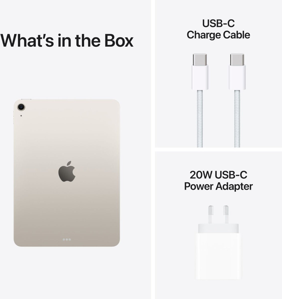 Apple - 11-inch iPad Air Wi-Fi 1TB - Starlight