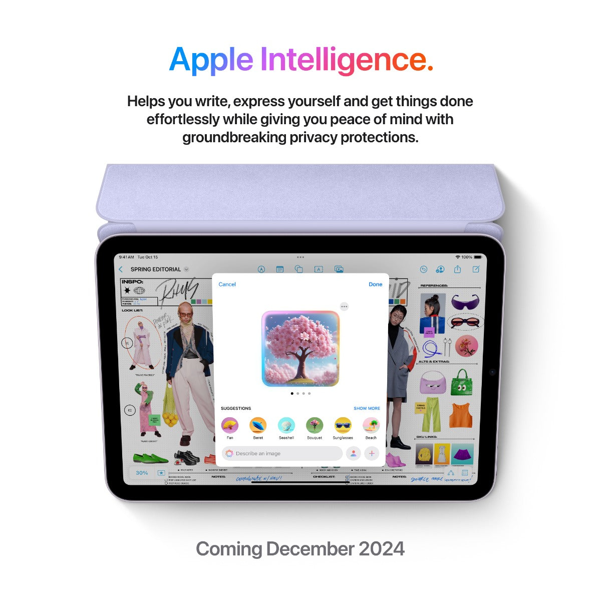 Apple - iPad mini (A17 Pro) Wi-Fi 128GB - Purple