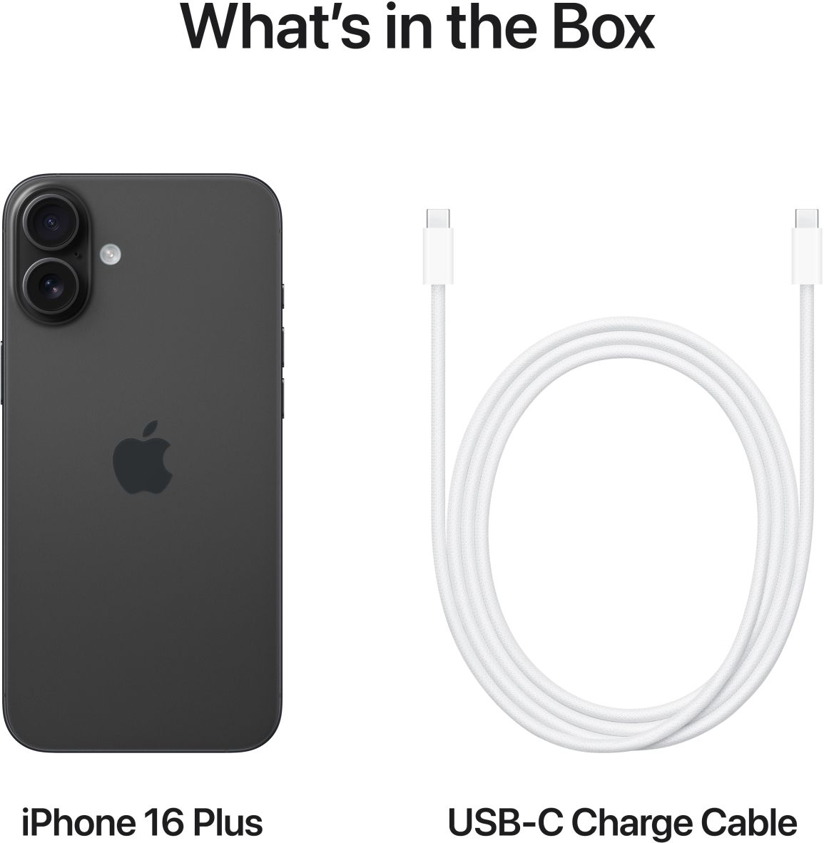 Apple - iPhone 16 Plus 256GB - Black
