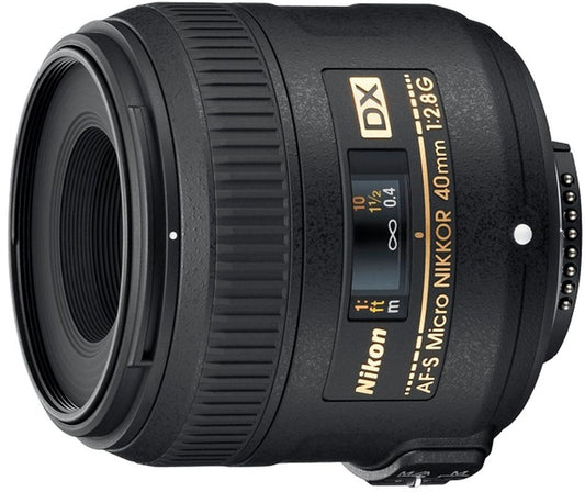 Nikon - AF-S DX 40mm f/2.8G Micro Camera Lens - Black