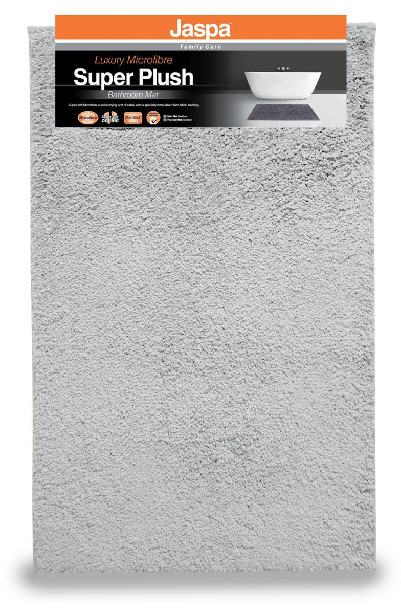 Jaspa - Superplush Bath Mat - Platinum