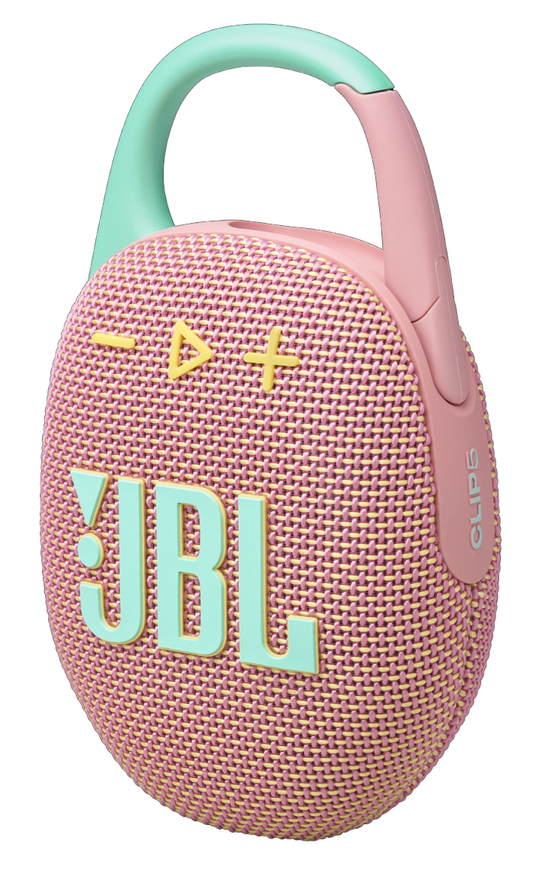JBL - Clip 5 Speaker W/Carabiner - Pink