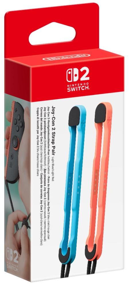 Nintendo - Joy-Con 2 Strap Pair - Light Blue/Light Red