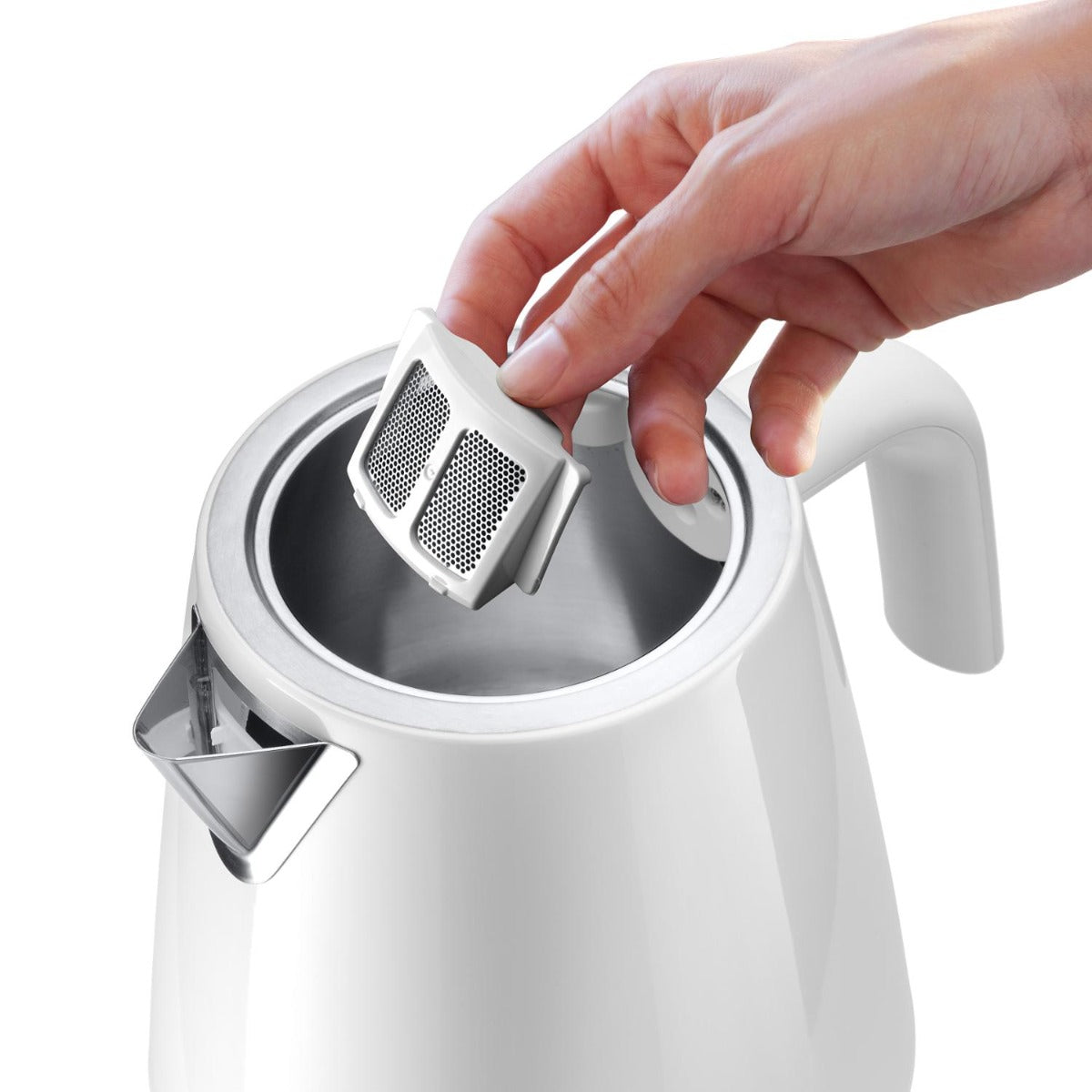 Delonghi - Eclettica 1.7L Kettle - Whimsical White