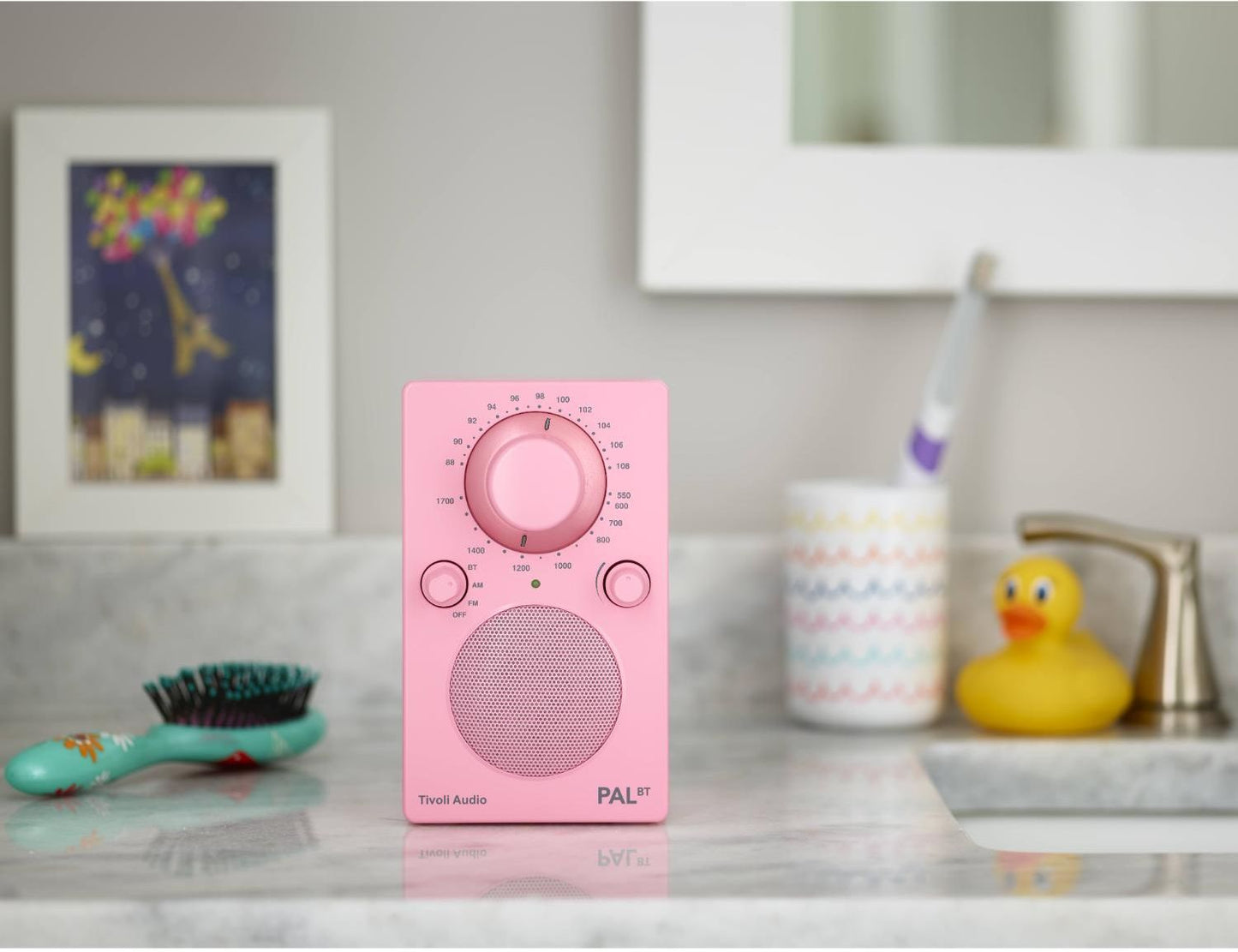 Tivoli - PAL Portable AM/FM Radio & Bluetooth Speaker - Pink